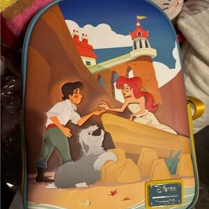 Loungefly Disney The Little Mermaid Ariel & Eric Beach Mini Backpack
